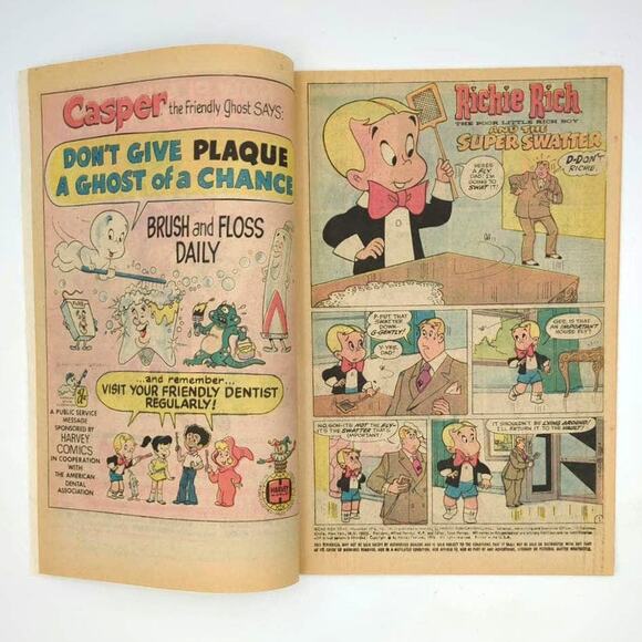 4 Richie Rich Comic Lot Gems Millions Diamonds Money World 1970s Harvey 1970s - Picture 6 of 6